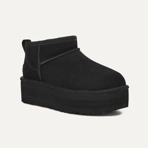 Ugg Classic Ultra Mini Platform Black Size 7